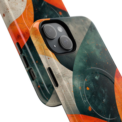 Crimson Wave iPhone 15 Plus Case - Tough+