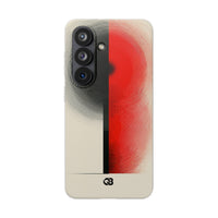 Red Lite Phone Case for Samsung - Split Signal Red