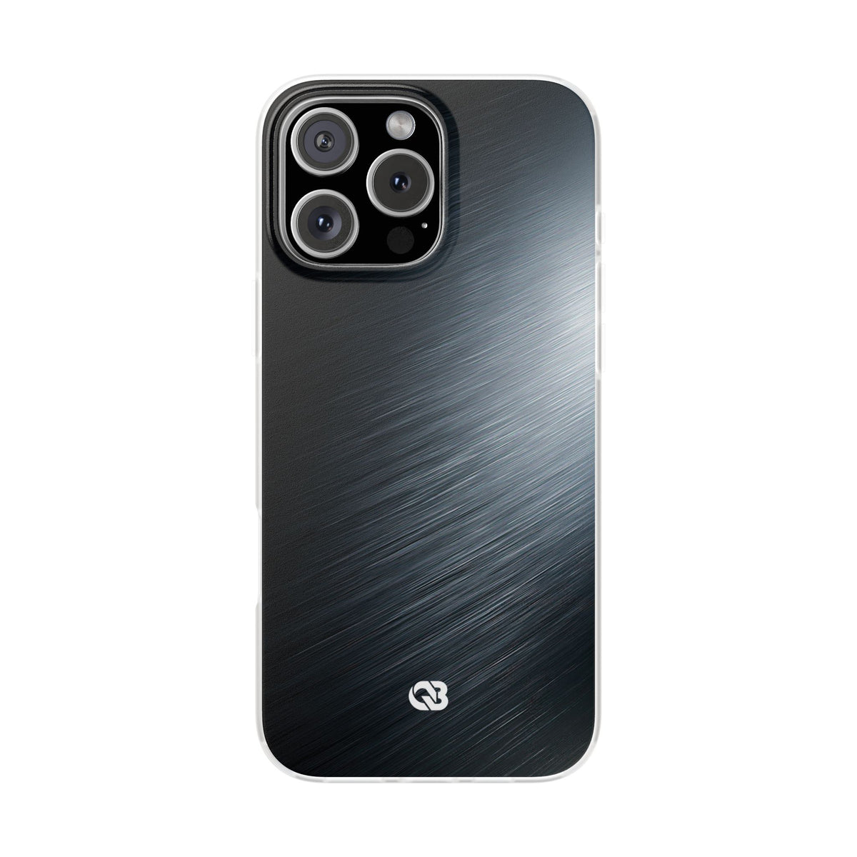 Brushed Obsidian Steel · Lite Phone Case for iPhone ·  Grey