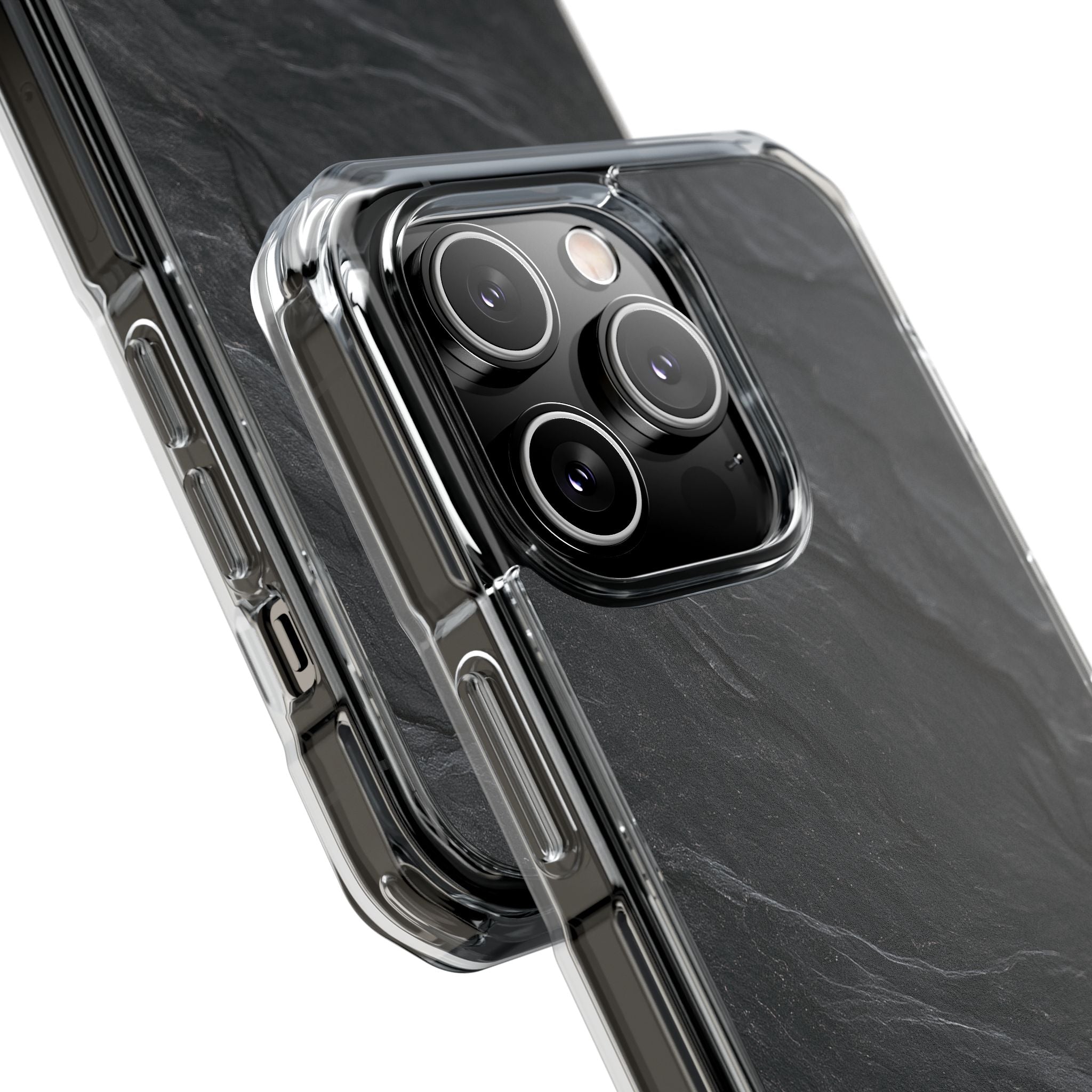 Black Impact MagSafe Phone Case for iPhone - Midnight Slate Ridge