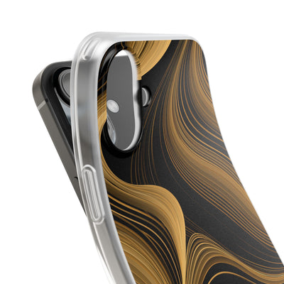 Gold Lite Phone Case for iPhone - Molten Copper Strands