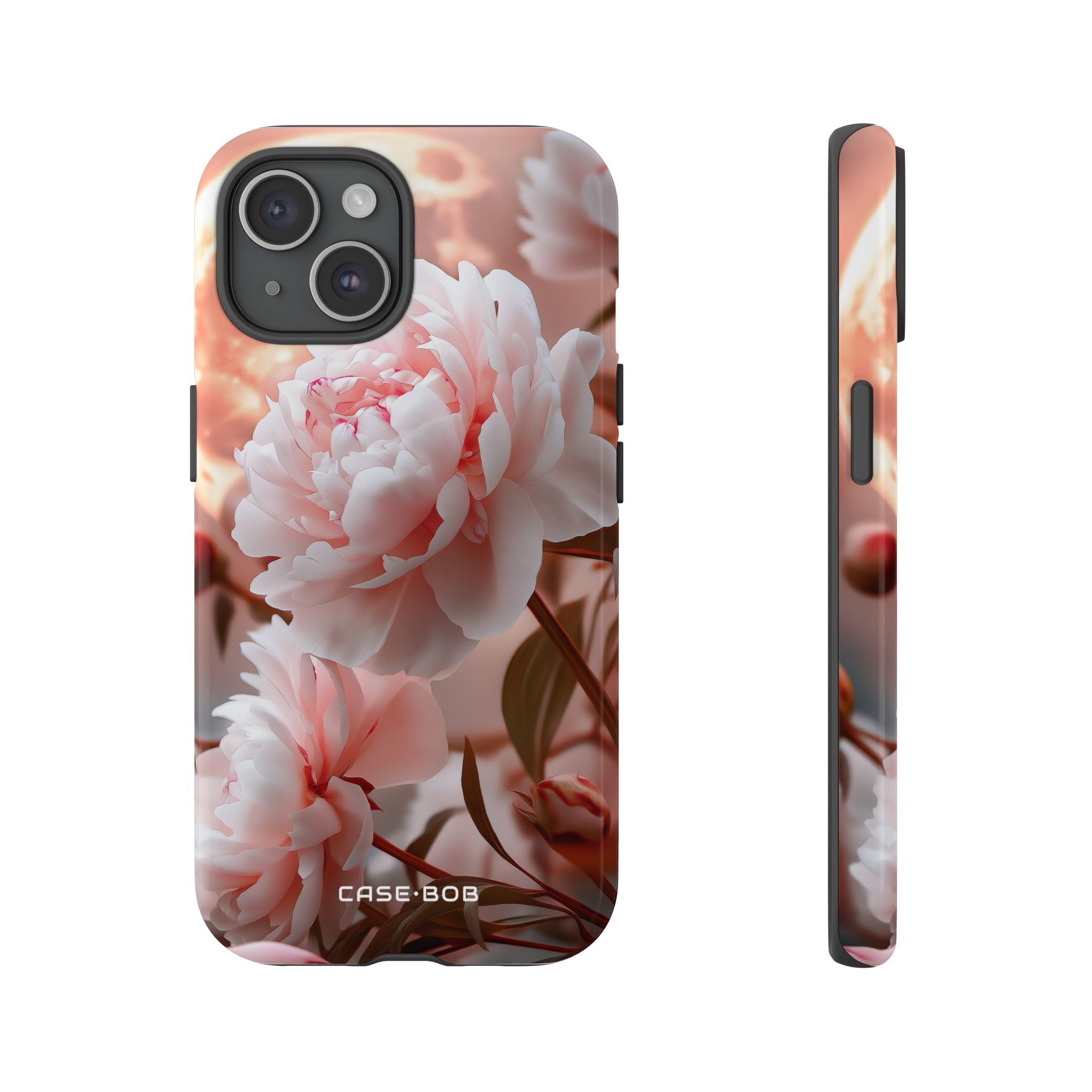 Peony Moonlight iPhone 15 Case - Tough