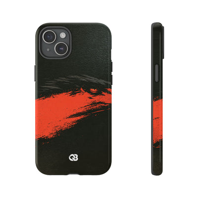 Crimson Raptor Noir · Tough Phone Case for iPhone · Black