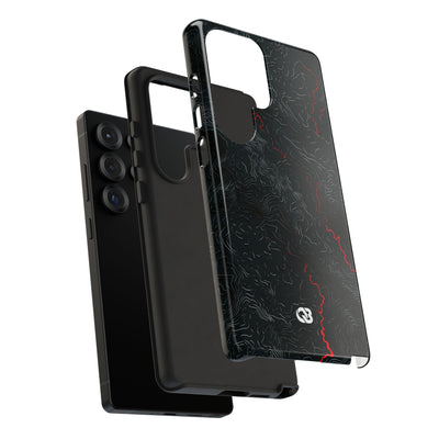 Crimson Rift · Tough Phone Case for Samsung · Black