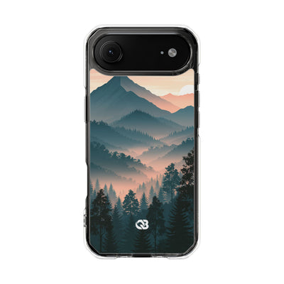 Teal Impact MagSafe Phone Case for iPhone - Alpine Teal Horizon