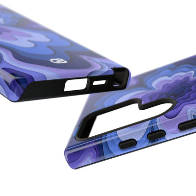 Periwinkle Strata Bloom · Tough Phone Case for Samsung · Purple