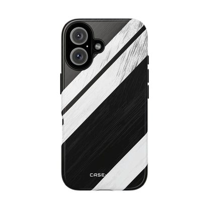 Distressed Stripe Motion iPhone 16 Case - Tough - CASE•BOB
