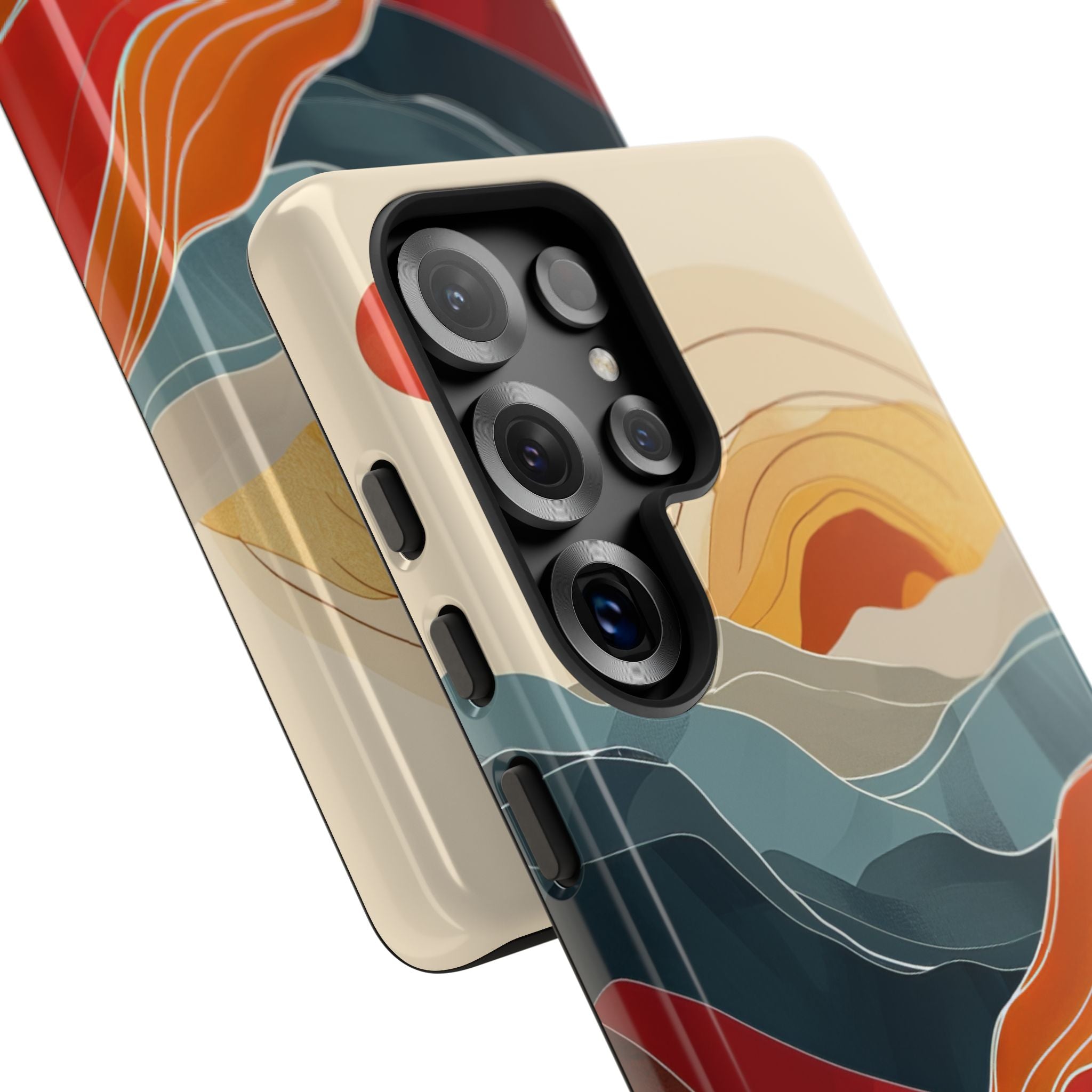 Auringonpaisteiset harjanteet Samsung S25 Ultra - Kova suojakotelo