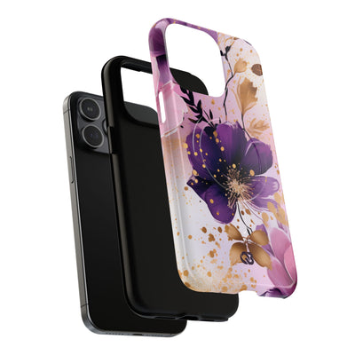 Gilded Violet Bloom · Tough+ Phone Case for iPhone · Magsafe