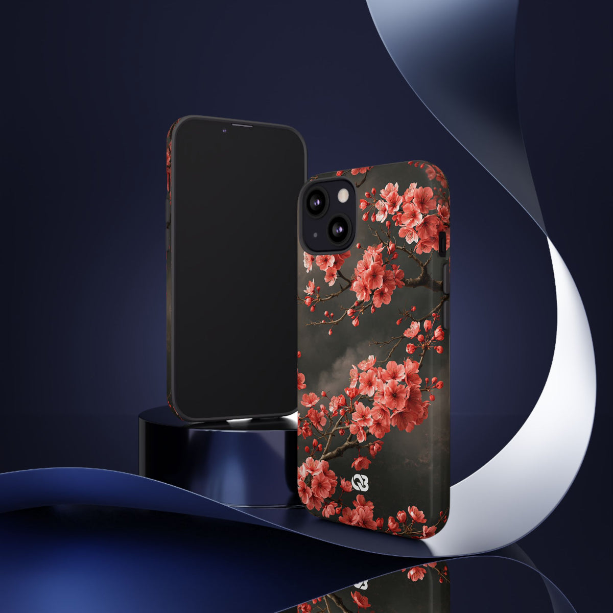 Dark Sakura Nocturne · Tough Phone Case for iPhone · Black