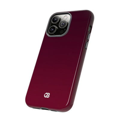 Red Tough Phone Case for iPhone - Deep Sangria Gradient