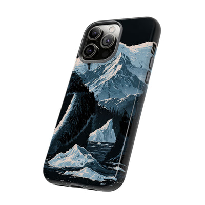Nordic Arctic Bear · Tough Phone Case for iPhone · Black