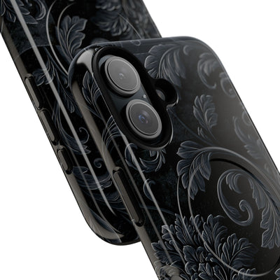Obsidian Damask · Tough 2.0 Magnetic Phone Case for iPhone · Black