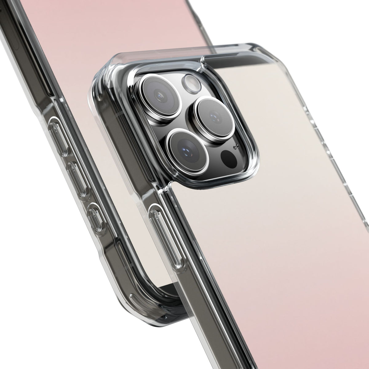 Blush Horizon · Clear Impact Magnetic Phone Case for iPhone ·  Pink