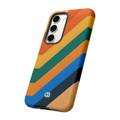 Retro Ridge Lines · Tough Phone Case for Samsung