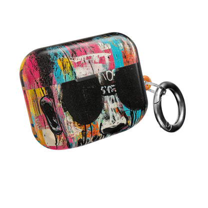 Black Orb Face - AirPods Case