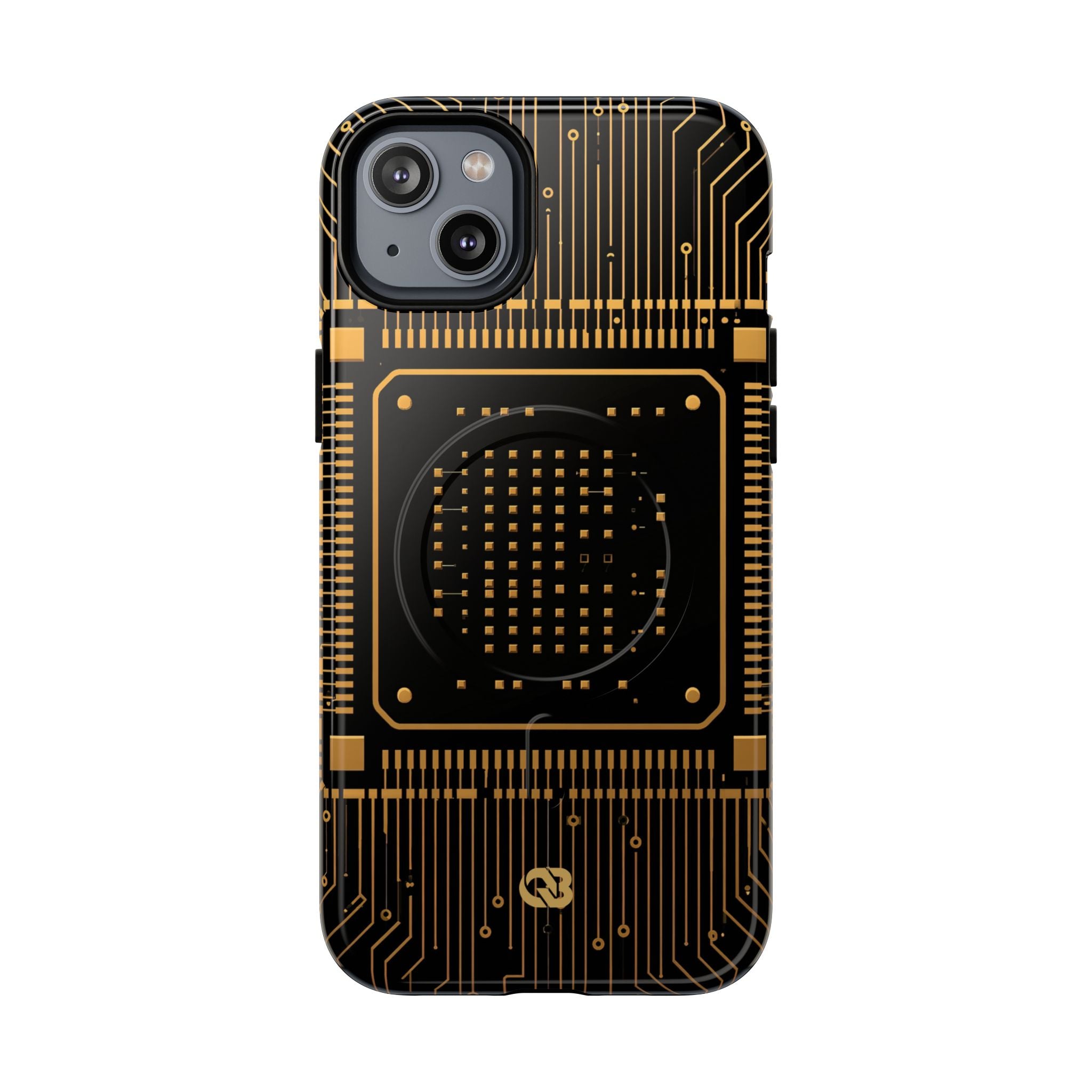 Gold Tough 2.0 Magsafe Phone Case for iPhone - Cyber Gold Processor