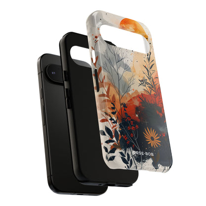 Orange Solstice Google Pixel 9 Pro Case - Tough