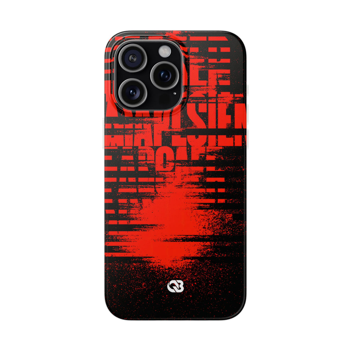 Crimson Redaction · Lite Phone Case for iPhone ·  Black