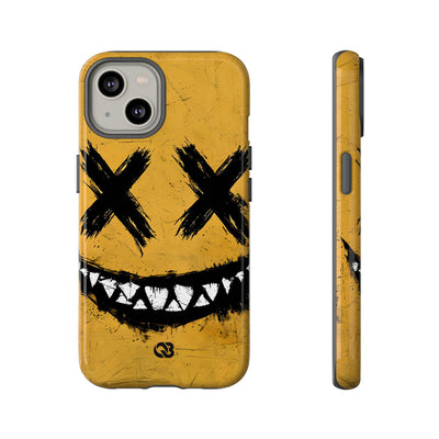 Gritty Ochre Smile · Tough Phone Case for iPhone