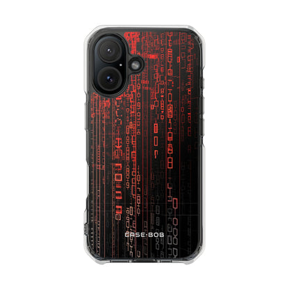 Crimson Glyphs iPhone 16 Case - Impact - CASE•BOB