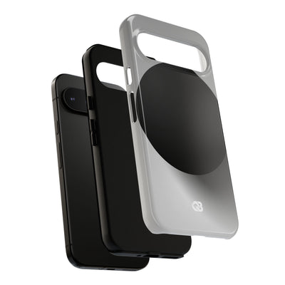 Grey Tough Phone Case for Google Pixel - Matte Onyx Sphere
