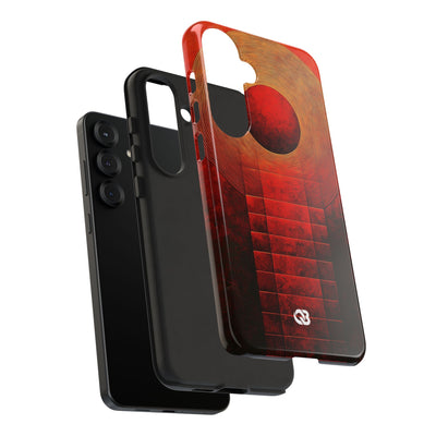 Crimson Solar Halo · Tough Phone Cover for Samsung