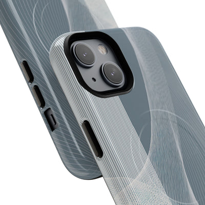 Grey Tough 2.0 Magsafe Phone Case for iPhone - Slate Mesh Horizon