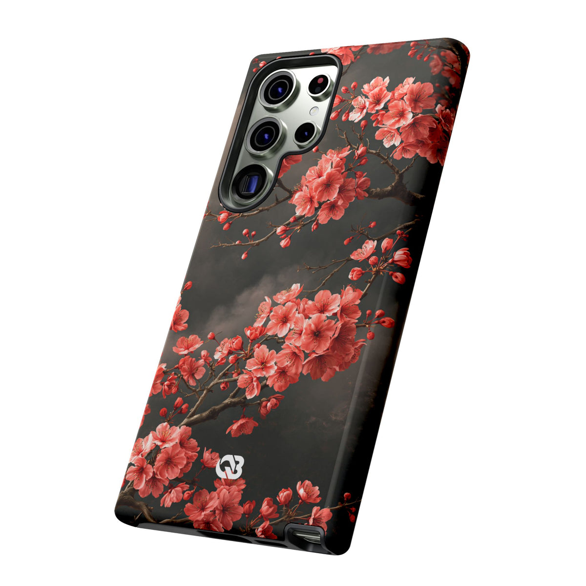 Dark Sakura Nocturne · Tough Phone Case for Samsung · Black