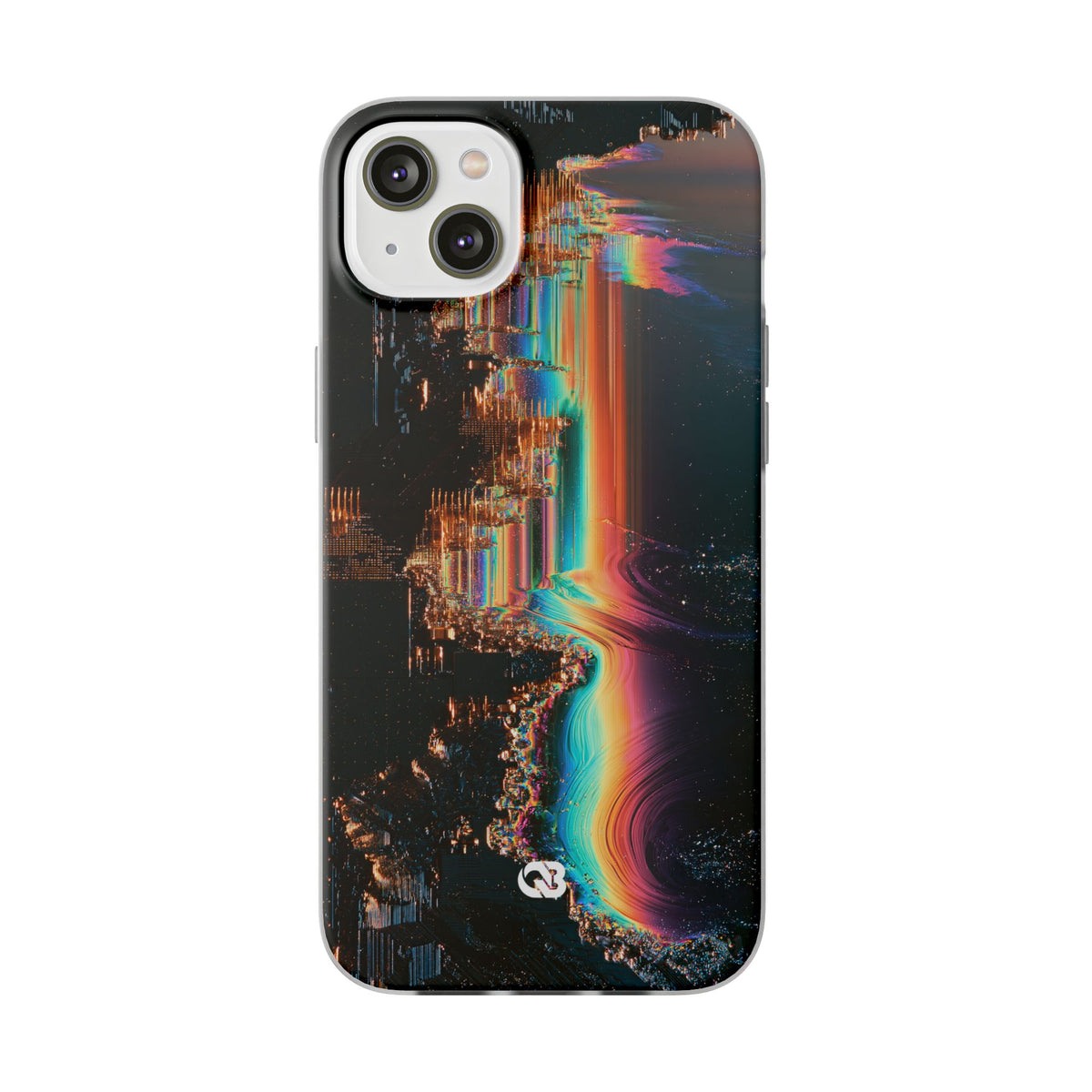Prismatic Circuit · Lite Phone Case for iPhone ·  Black