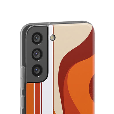 Orange Lite Phone Case for Samsung - Terracotta Metro Line