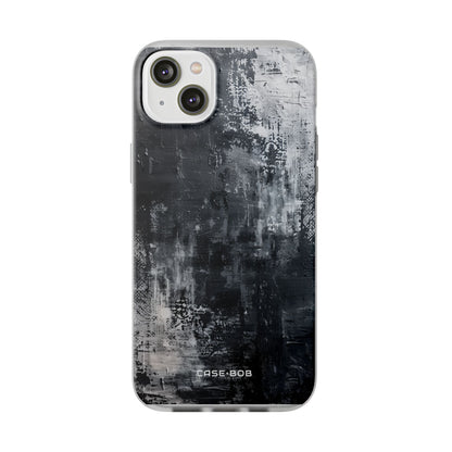 Texturiertes Blackscape iPhone 14 Plus Case - Soft