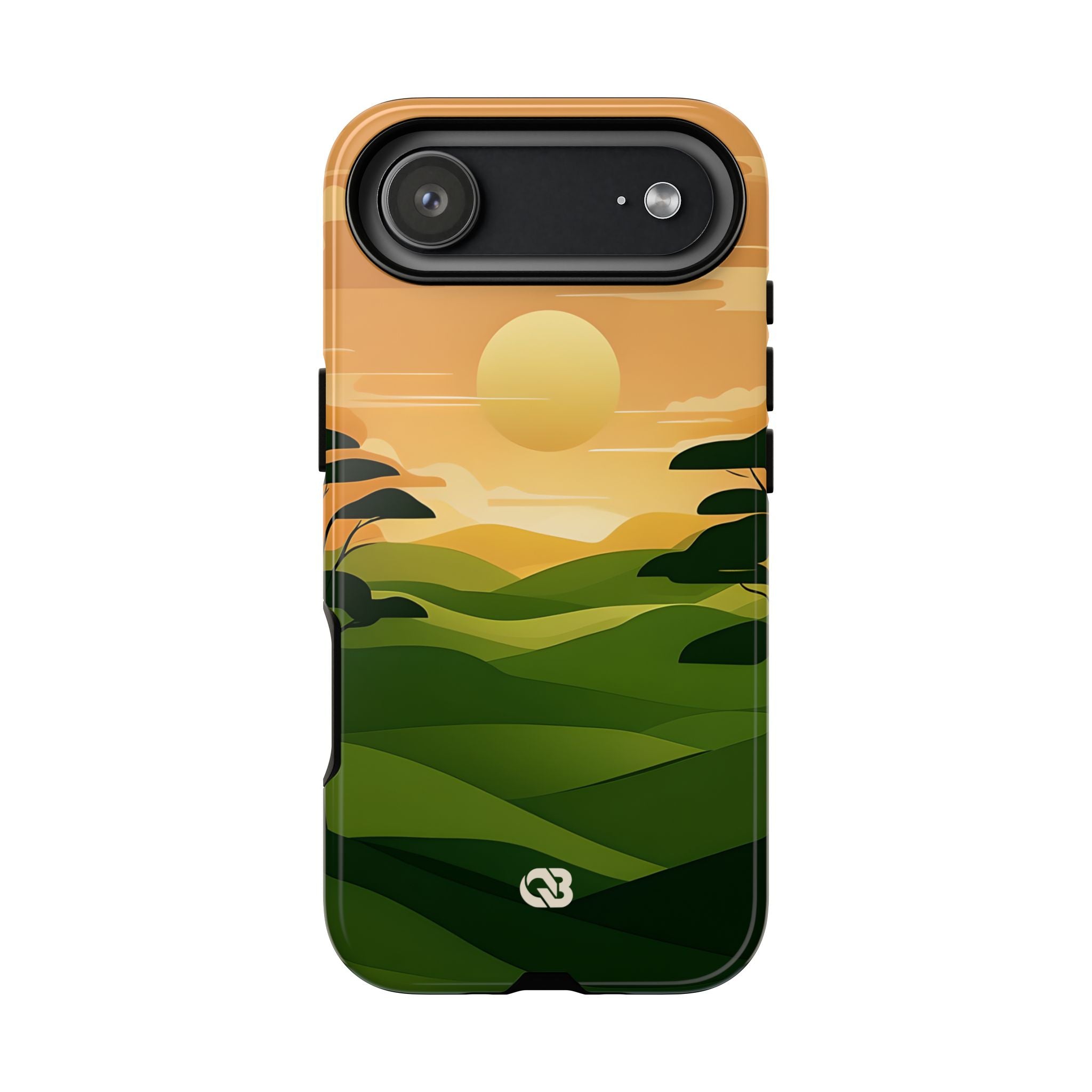 Verdant Horizon Sun · Tough Phone Case for iPhone