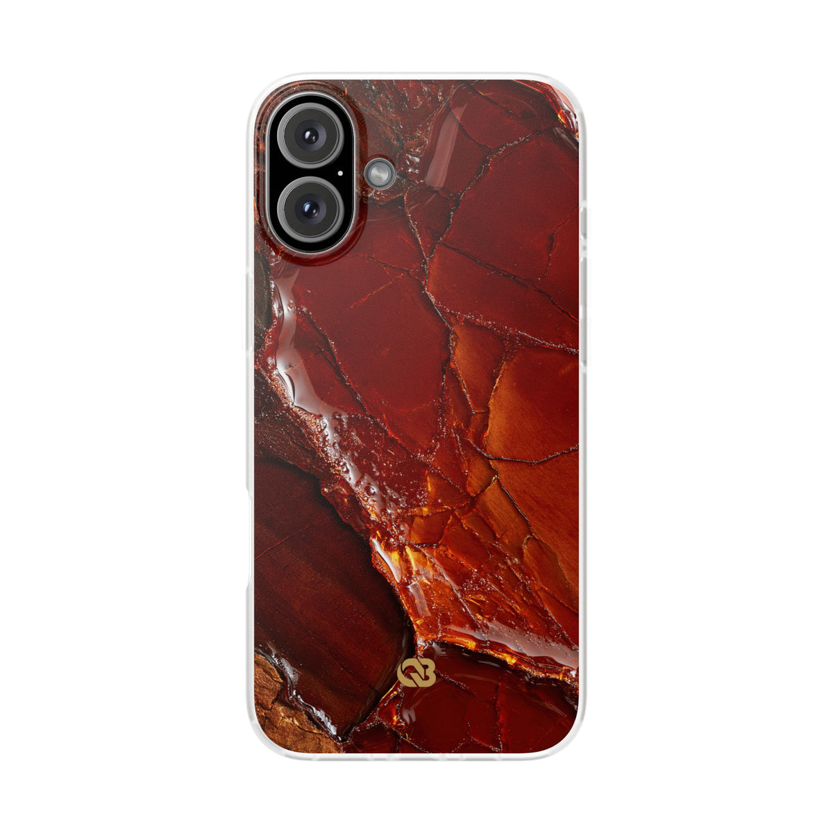 Amber Embrace · Lite Phone Case for iPhone ·  Brown