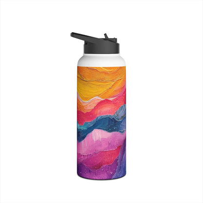 Golden Ridges - Stainless Steel Water Bottle