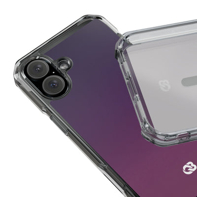 Velvet Dusk · Clear Impact Magnetic Phone Case for iPhone · Purple