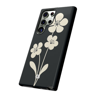Nordic Blossom · Tough Phone Case for Samsung · Black