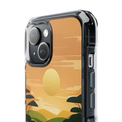 Verdant Horizon Sun · Impact Phone Case for iPhone · Magsafe