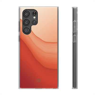 Terracotta Flow · Lite Phone Case for Samsung · Orange