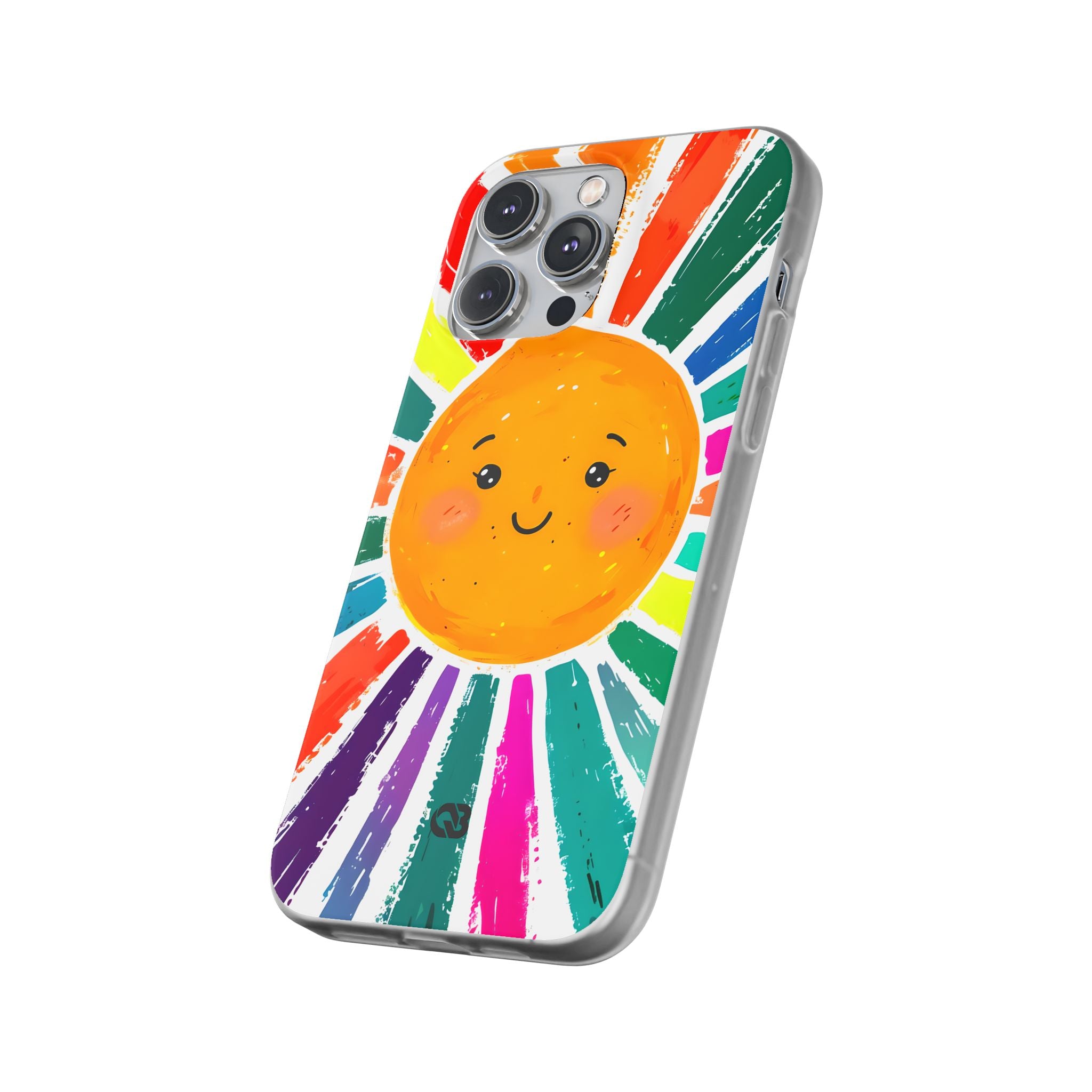 Vibrant Solar Smile · Soft Phone Case for iPhone