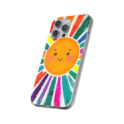 Vibrant Solar Smile · Soft Phone Case for iPhone