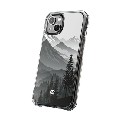 Alpine Horizon · Clear Impact Magnetic Phone Case for iPhone ·  Black