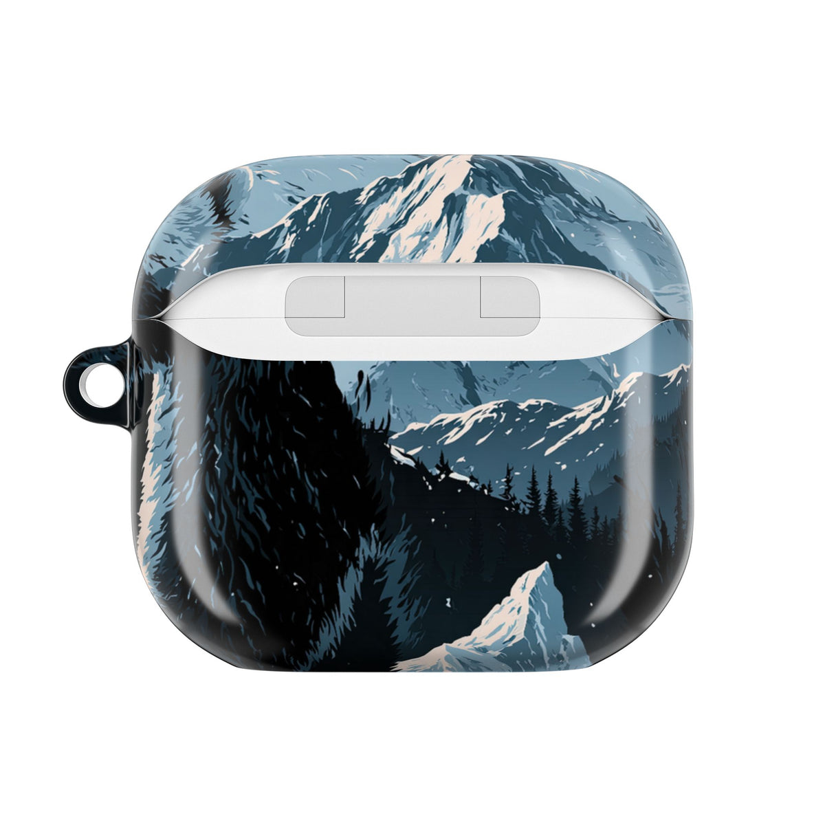 Nordic Arctic Bear · Hard Case for AirPods & AirPods Pro · Black