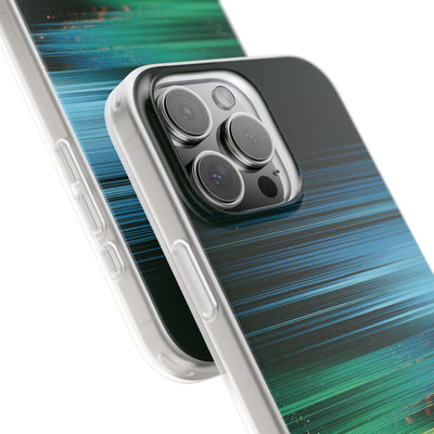 Digital Shoreline Drift · Lite Phone Case for iPhone ·  Teal