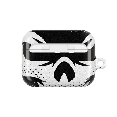 Phantom Halftone · Hard Case for AirPods & AirPods Pro · Black