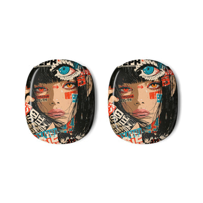 Shibuya Street Collage · Hard Case for AirPods Max · Red