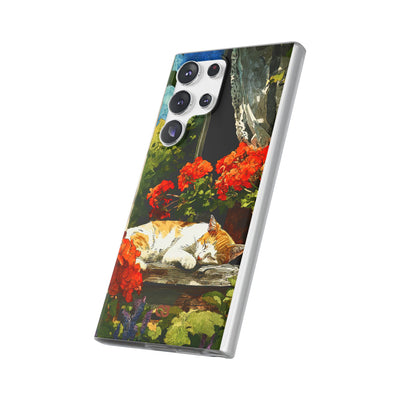 Sleeping Ginger Bloom · Soft Handyhülle für Samsung