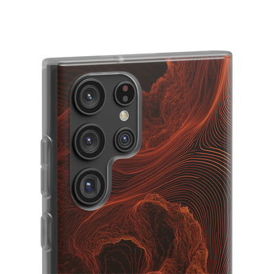 Amber Filament · Lite Phone Case for Samsung · Orange