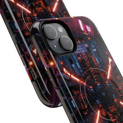 Cybernetic Reactor Core · Tough 2.0 Magnetic Phone Case for iPhone · Black