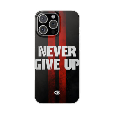 Crimson Grit Resolve · Soft Custodia per iPhone